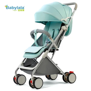 Image of Amazon hot selling can board the plane Portable folding baby stroller
