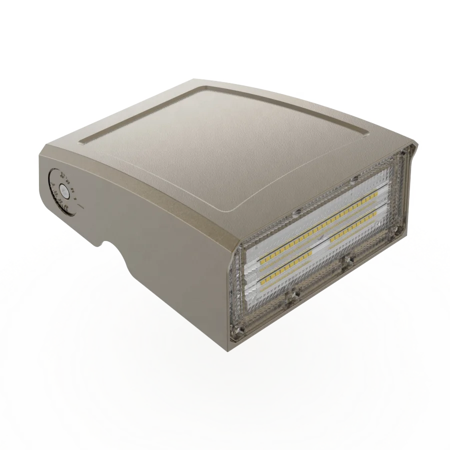 5years warrantee intertek lighting fixtures DLC ETL Listed 0-90degree Angle 347v 480v emergency backup Ajustable Wall Pack Light
