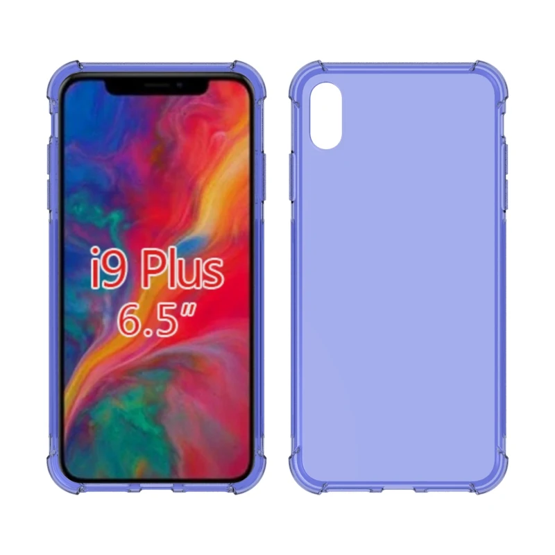 Transparent Shockproof soft Tpu cover case for iphone XS XS Max