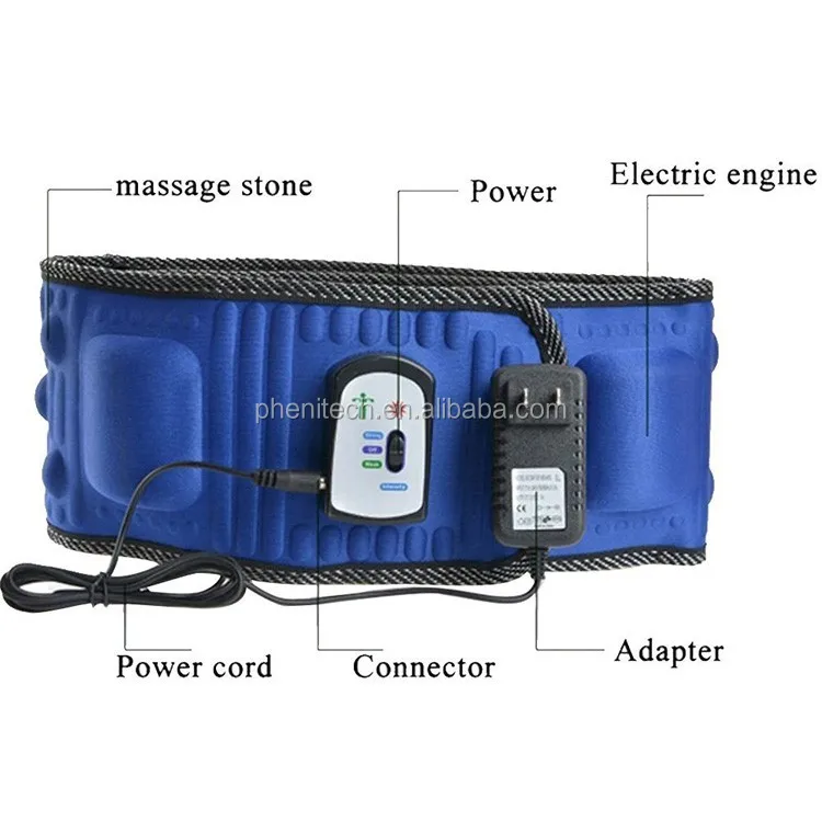 Easy Use Belly And Waist Vibration Machine Electric Belt For Weight ...