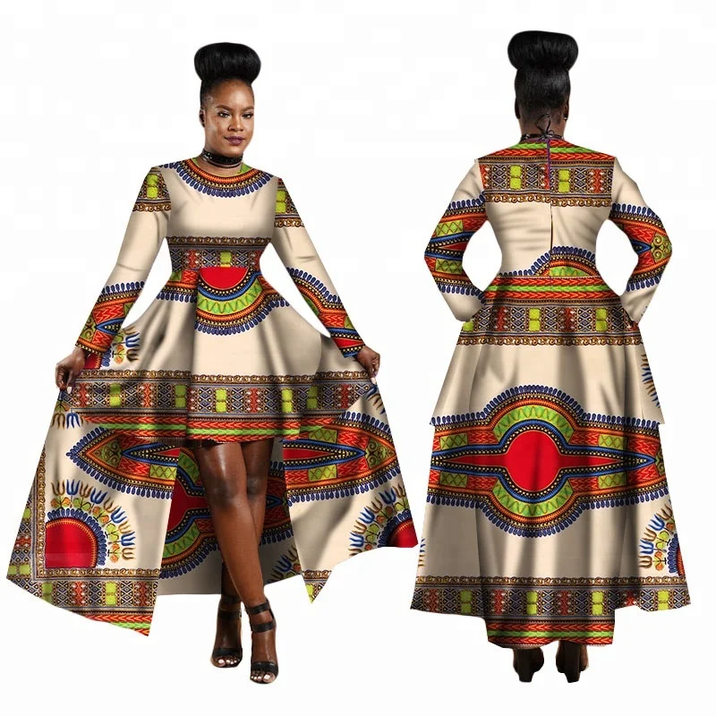 

New Fashion Traditional Dashiki African Print Long Maxi Dress, As pictures& customized