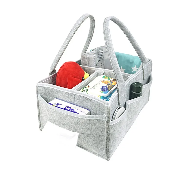 

Nursery Storage Bin and Car Organizer diaper bag & caddy for Diapers and Baby Wipes, Customized