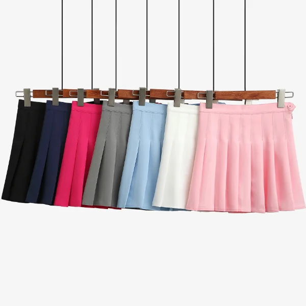 

SP3248A New Design Students Pleated Women Sports A-line Skirt