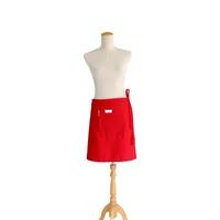 

2020 hot selling polycotton waist apron cute waist apron barmaid half apron