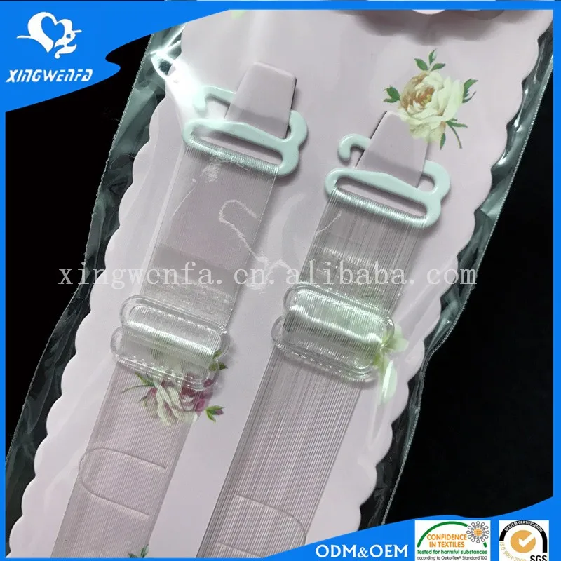 Transparent Plastic Detachable Bra Straps With Exquisite Packaging
