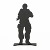 Useful iron military target for practicing shooting