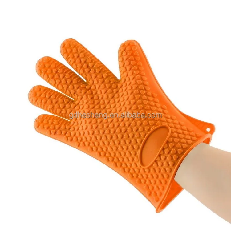 
Silicone Grilling Gloves Heat Resistant Cooking Kitchen Pot Holders and Oven Mitts Protective Baking silicone glove 