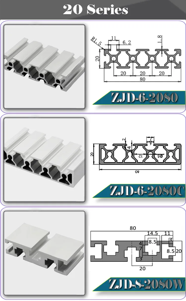 t slot extruded aluminum framing systems