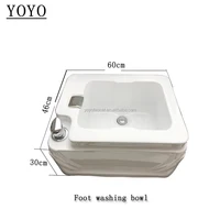 

pedicure bowls wholesale/ foot pedicure basin/ acrylic foot basin YO-T08