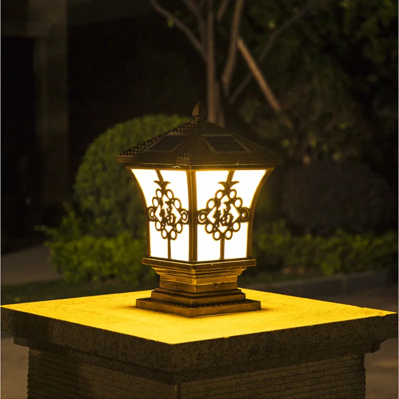 Solar Lawn Lights Landscape Garden Outdoor Fishing Net Column Grass Lights Residential Villa Park Small Street Lights