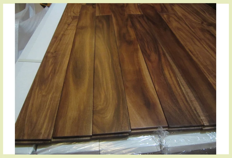 Home Furniture Stained Acacia Hardwood & Solid Wood Flooring Natrual Color Acacia Solid Wood