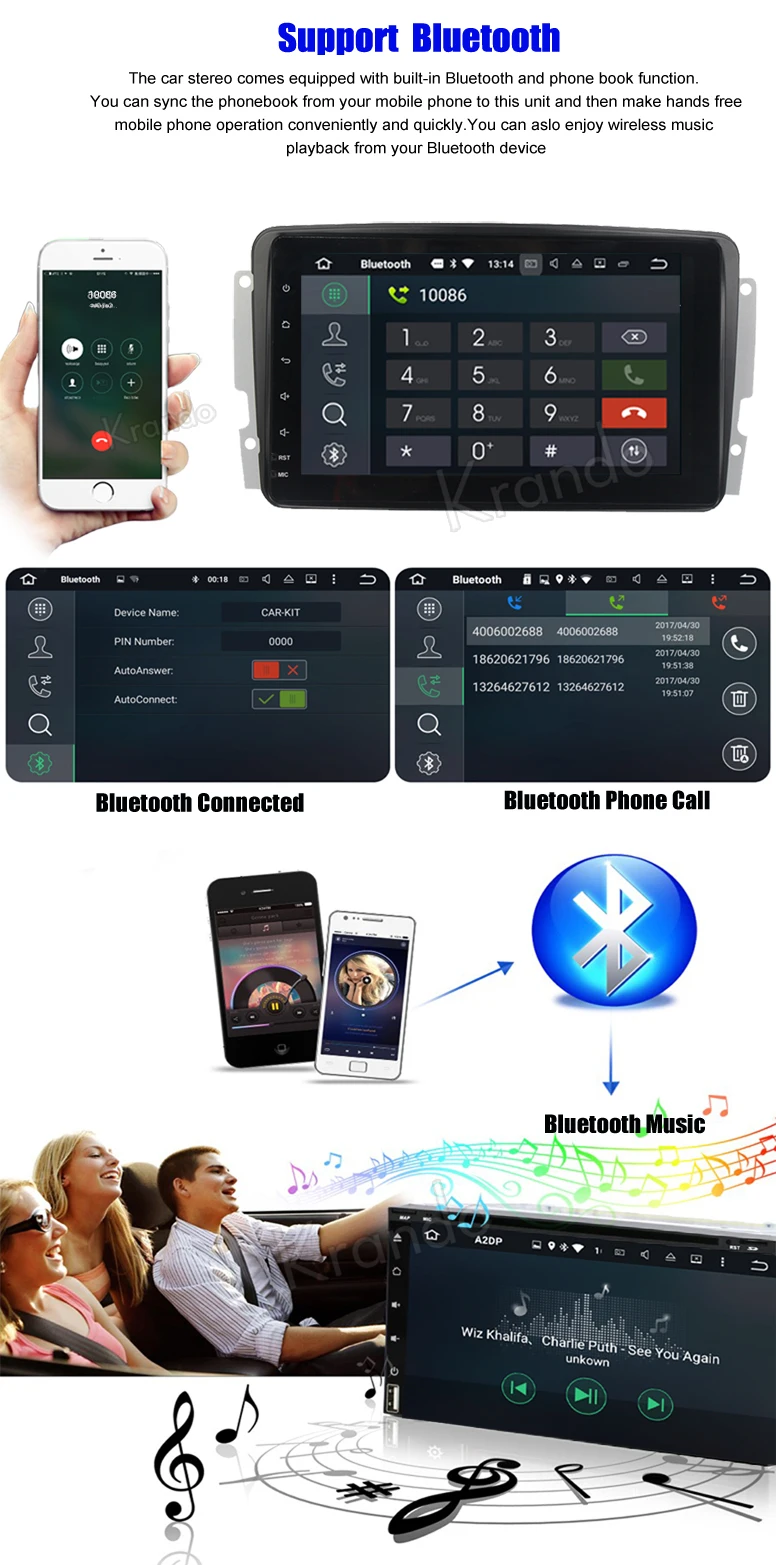 for benz w203 car radio