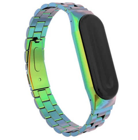 

Watch Belt For Mi Band 3 304 Stainless Steel Strap Smart Watch Band Luxury Wrist Strap Metal Wristband