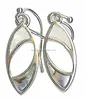 Ocean Tears - Abalone Earrings Vintage Style Earring Gemstone Jewelry Balinese Earring Large Paua Abalone Shell