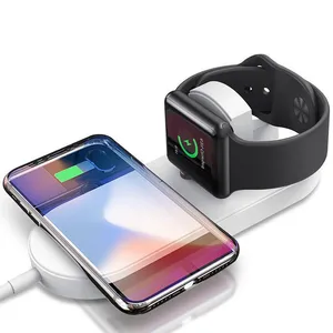 Fancytech 2-in-1 wireless charging dock for mobile phones and smart watches