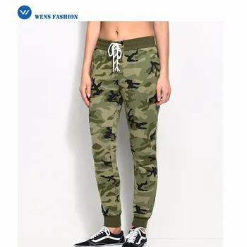 camo sweatpants womens