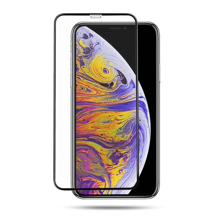 

Anti-Explosion 3D Full Screen Full Glue Tempered Glass for iPhone X/XS/11 PRO Tempered Glass Screen Guard, Black