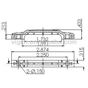 
Composite Sash Window Latch Lock Keeper 81811 for Horizontal Slider & Hung Window 