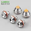 LANBOO Stainless anti-vandal momentary 16mm illuminated push button mini metal switch