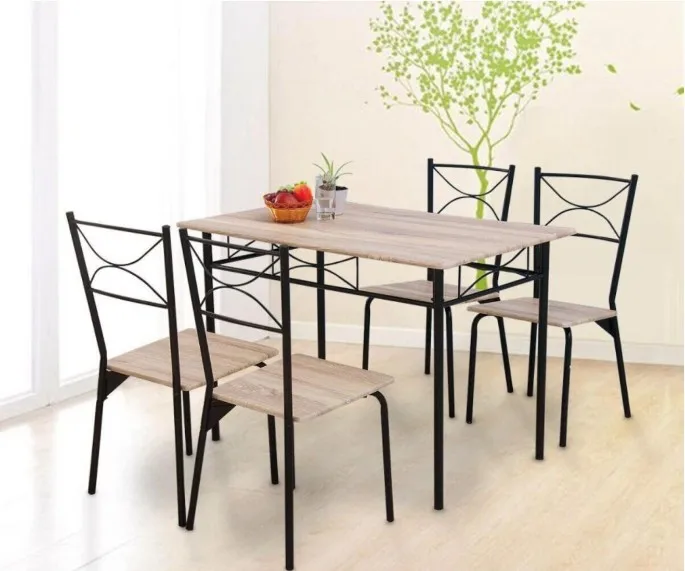 Dining Furniture Wooden Dining Table And Chairs With Bench - Buy Dining