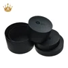 Custom high quality black round hat flower packaging box wholesale