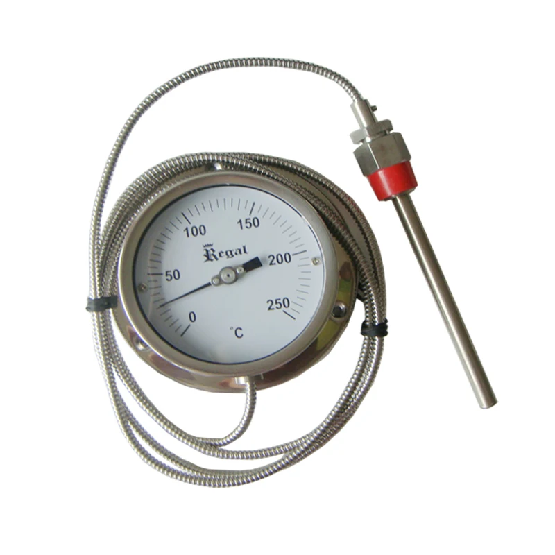 Gas Filled Capillary Thermometer With Ss 304 Case - Buy Capillary ...