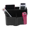 Faux leather rotating home office makeup vintage desk organizer accessories