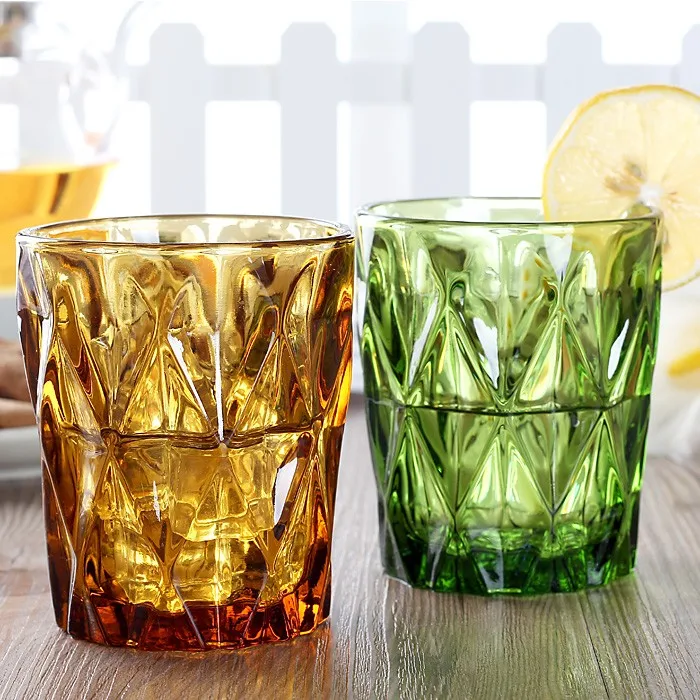 Colored Wine Glass Whisky Glass Cups 