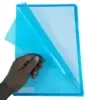 China factory hot sale custom size L shape clear document folder file pocket with printing logo