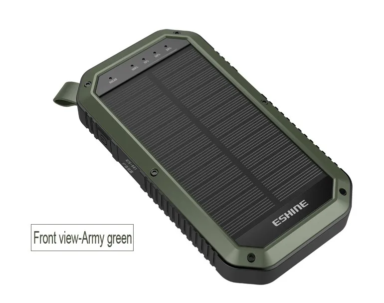 

Solar mini waterproof power bank case for smartphone