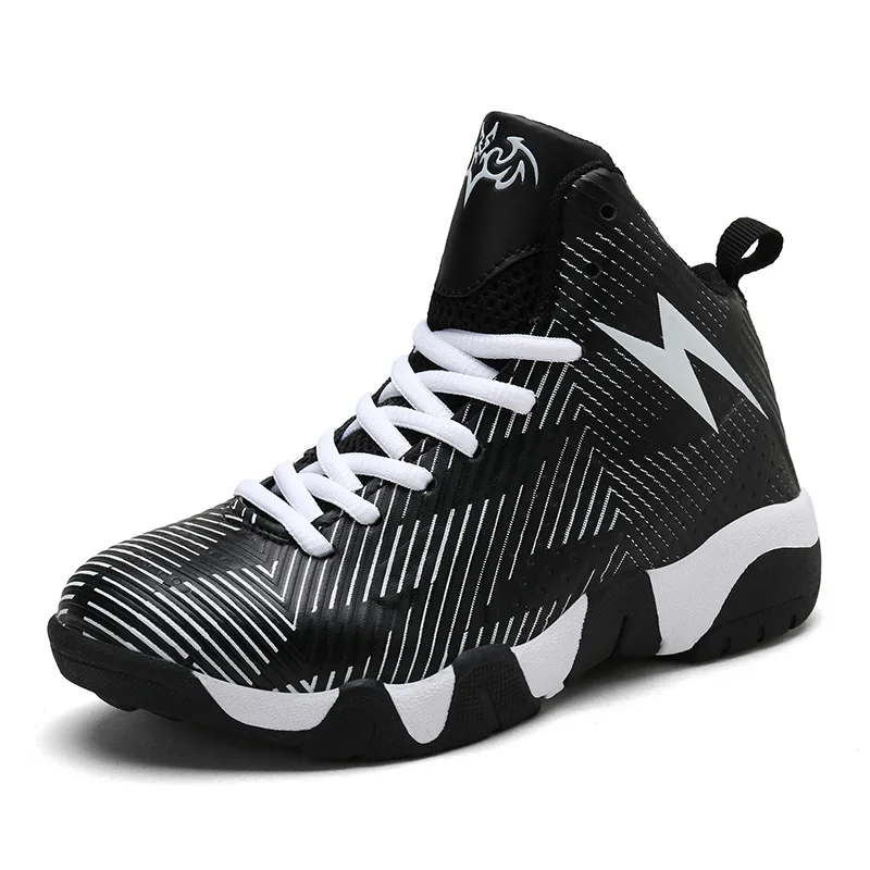 

YT New Kids Fashion Outdoor Boys Autumn/spring/winter Sneakers High Top Basketball Shoes, Color sport shoes