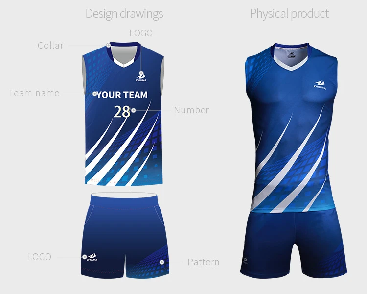 volleyball sleeveless jersey design
