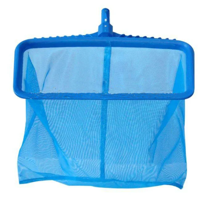 

Swimming Pool Heavy Duty Leaf Rake, Deep Bag Skimmer, Deep Bag Skimmer With Long Wearing Mesh, Blue