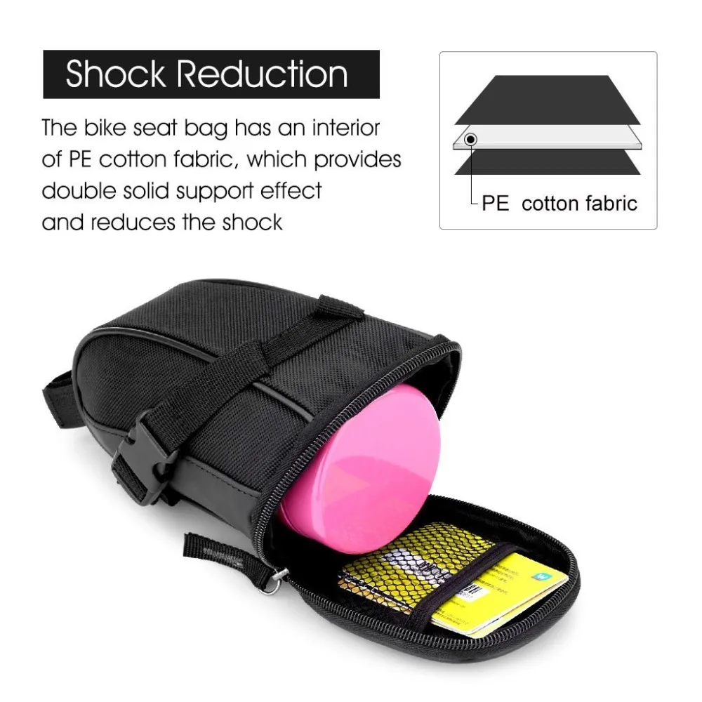 Strapon Splashproof Bicycle Saddle Bike Bag Bicycle Seat Bag With