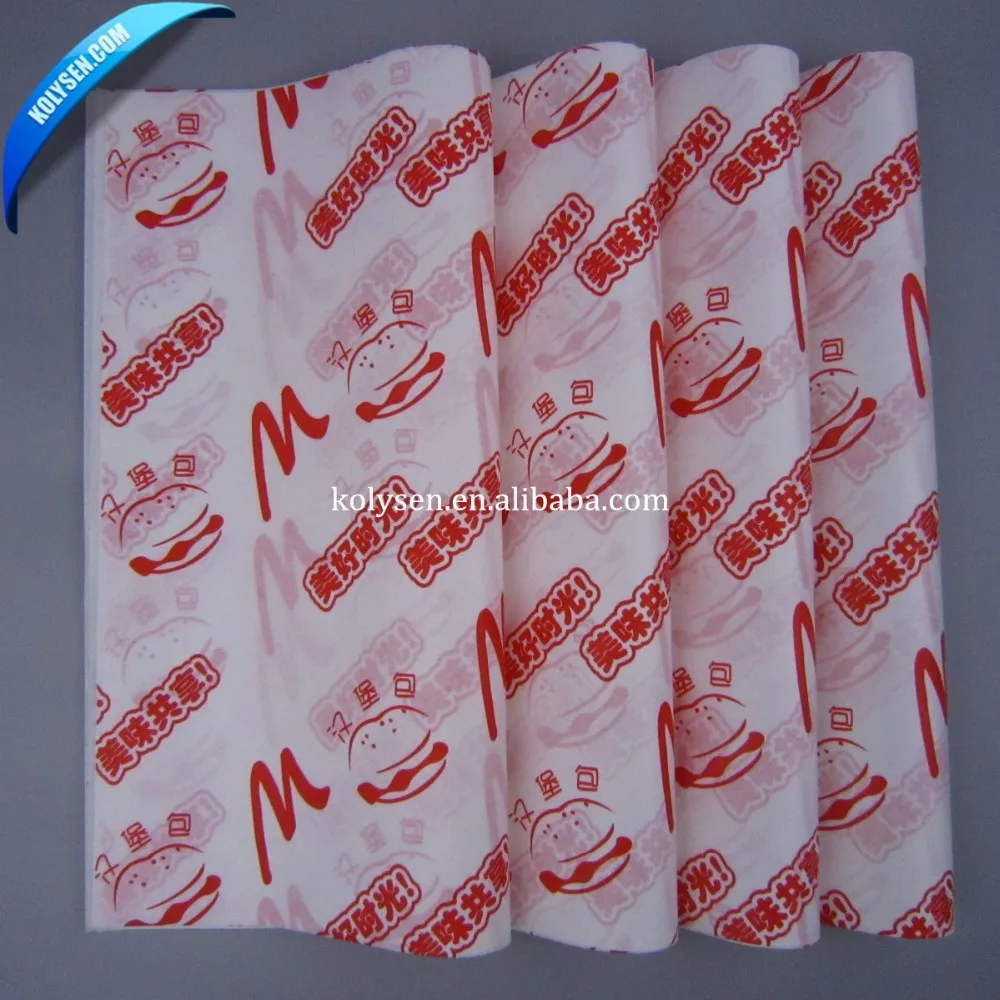 customized PE coated paper for food packing with oil proof features
