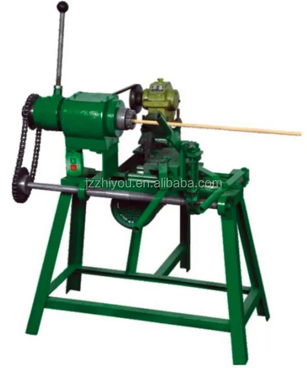 Wood Broom Handle Threading Machine/wood Stick Screw Making Machine