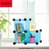 Versatile Study Room Furniture DIY PP Portable Wall Shelf Book