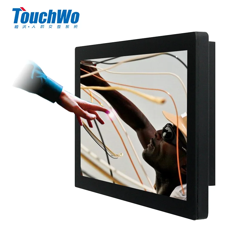 

1920x1080 resolution Open frame industrial embedded touch screen monitor/ desktop computer with USB VGA ports