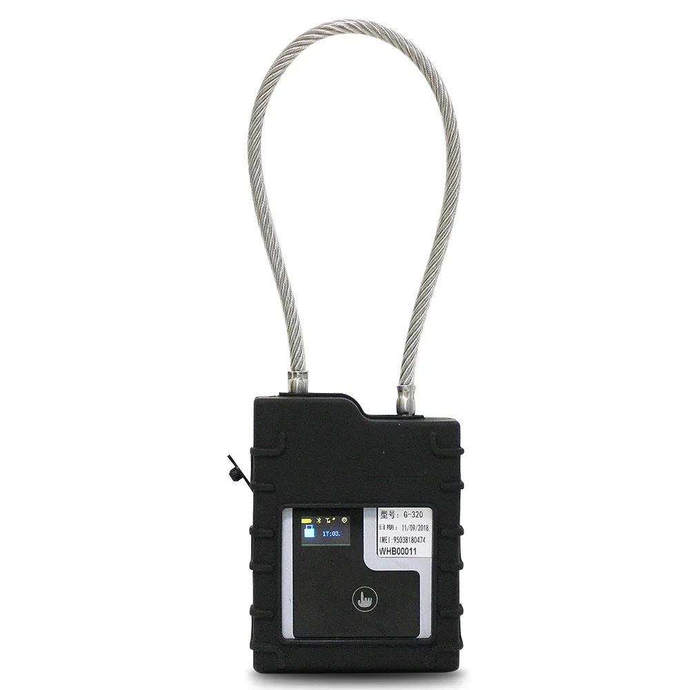Electronic Iot Tracker Lock G320 Gps Nfc Container Seal Padlock Alarm