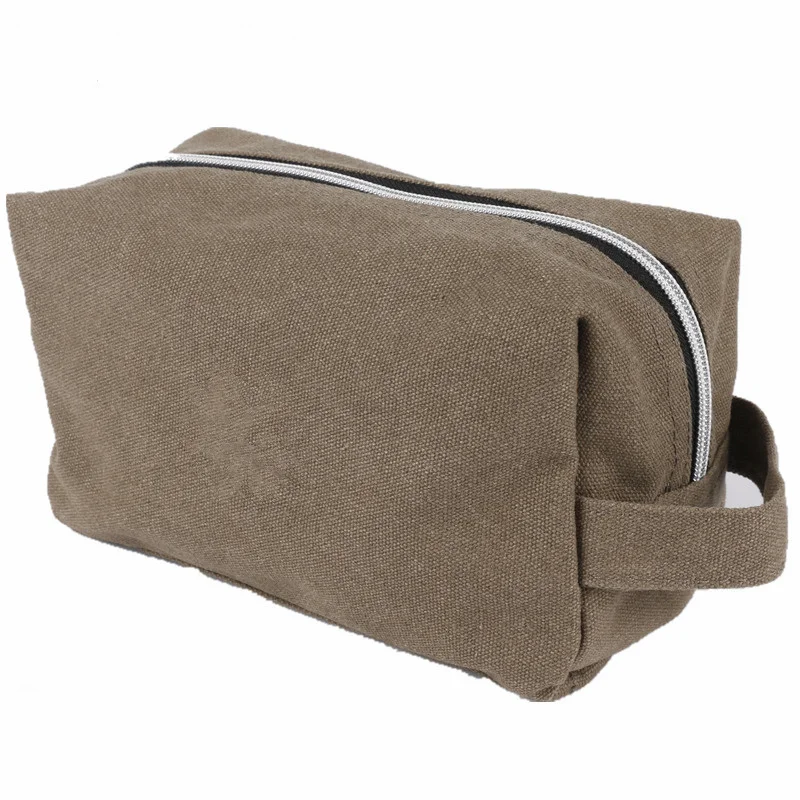 

2019 Fashion Wholesale Blank Eco Cosmetic Dopp Kit Travel Custom Canvas Toiletry Bag For Man, As picture or as your request