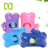 2017 Yiwu Wholesale Bone Shape Eco-friendly Biodegradable Scented Pet Waste Bag With Dispenser Dog Poop Waste Bag