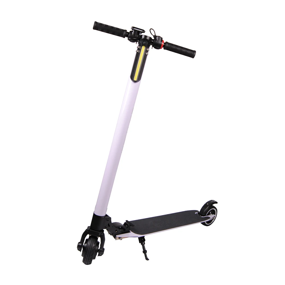 

Wholesale High Quality White 5 Inch Foldable Standing Electric Scooter With Lithium Battery For Adult