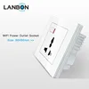 EU standard smart socket wifi remote control home automation switch 220v wifi wall plug switch timer On/Off smart home