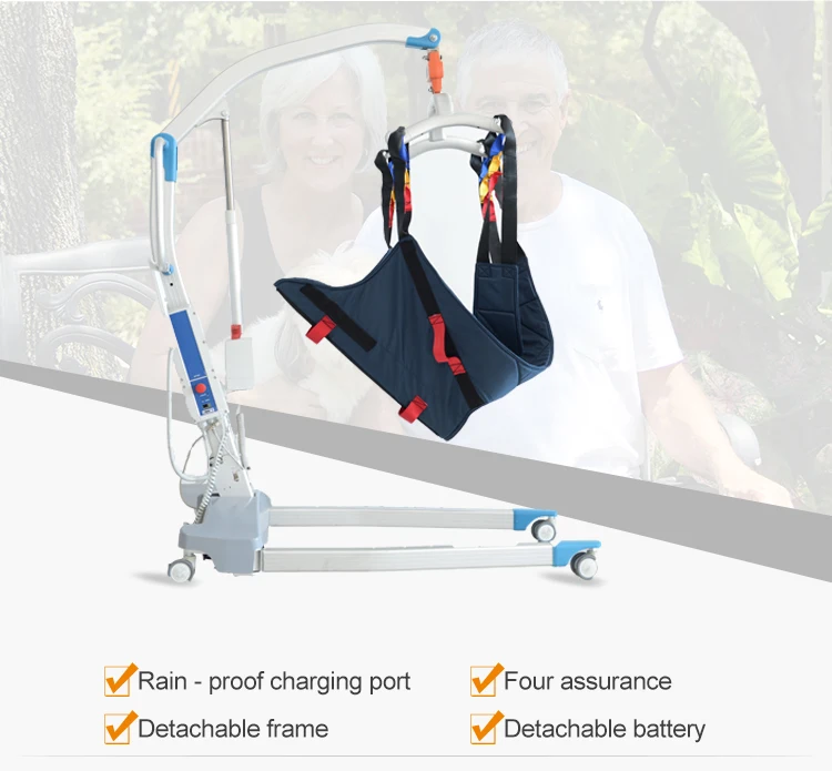 Disabled people pain relief device electric patient lift with slings