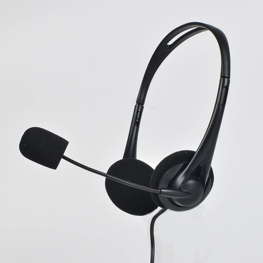 重量轻电脑麦克风的孩子在网上学习呼叫中心小型pc耳机商务用skype有