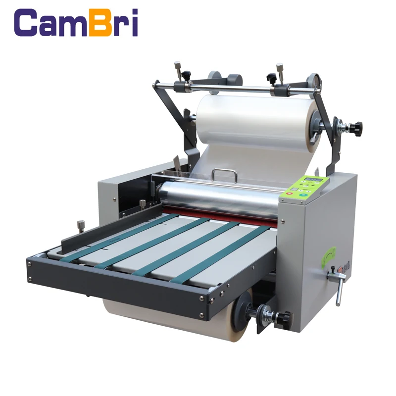 
L388 desktop single and double sides heated roll laminator 