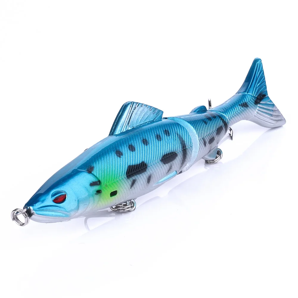 

Segments Lifelike slow sinking jointed pike swimbait hard Plastic lures, 8 colors avaiable