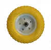 4.00-6 non-pneumatic PU foamed wheelbarrow wheel with spoke color