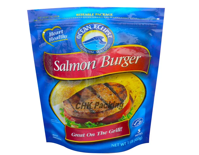 Hot Selling Food Packaging Vacuum Bag For Sea Food/Plastic Frozen Food Vaccum Bag /  frozen fish packaging bag