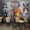 Brick Wallpaper Philippines European Music Rock Tooling Background Mural Wallpaper Forest Wood Fiber Wallpaper